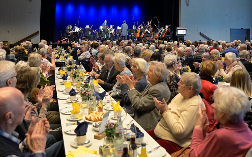 Auch im vergangenen Jahr hatten zahlreiche Seniorinnen und Senioren die städtische Feier besucht.