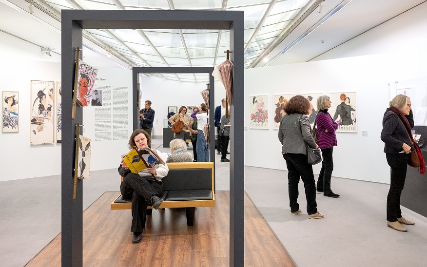 In der Ausstellung "Ideale Linien" gibt es Werbegrafiken von Lilo Rasch-Naegele, Franz Weiss und Otto Glaser zu entdecken. In der Ausstellung "Ideale Linien" gibt es Werbegrafiken von Lilo Rasch-Naegele, Franz Weiss und Otto Glaser zu entdecken.