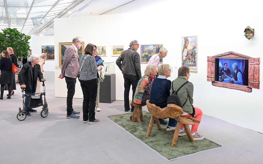 In der neuen Ausstellung "Stadt – Land – Sehnsucht" gibt es für die Besucherinnen und Besucher viel zu entdecken.